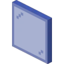 Blue Stained Glass Pane