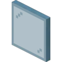 Cyan Stained Glass Pane