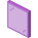 Magenta Stained Glass Pane