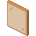 Orange Stained Glass Pane