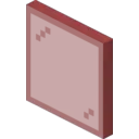 Red Stained Glass Pane