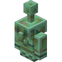 Weathered Copper Golem Statue